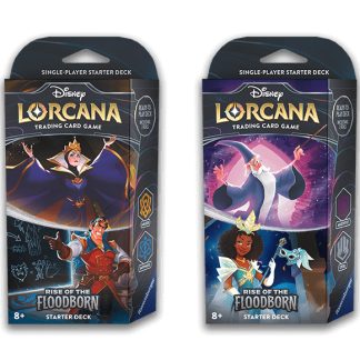 Disney Lorcana Trading Card Game Series 2: Rise of the Floodborn - Starter Deck 1