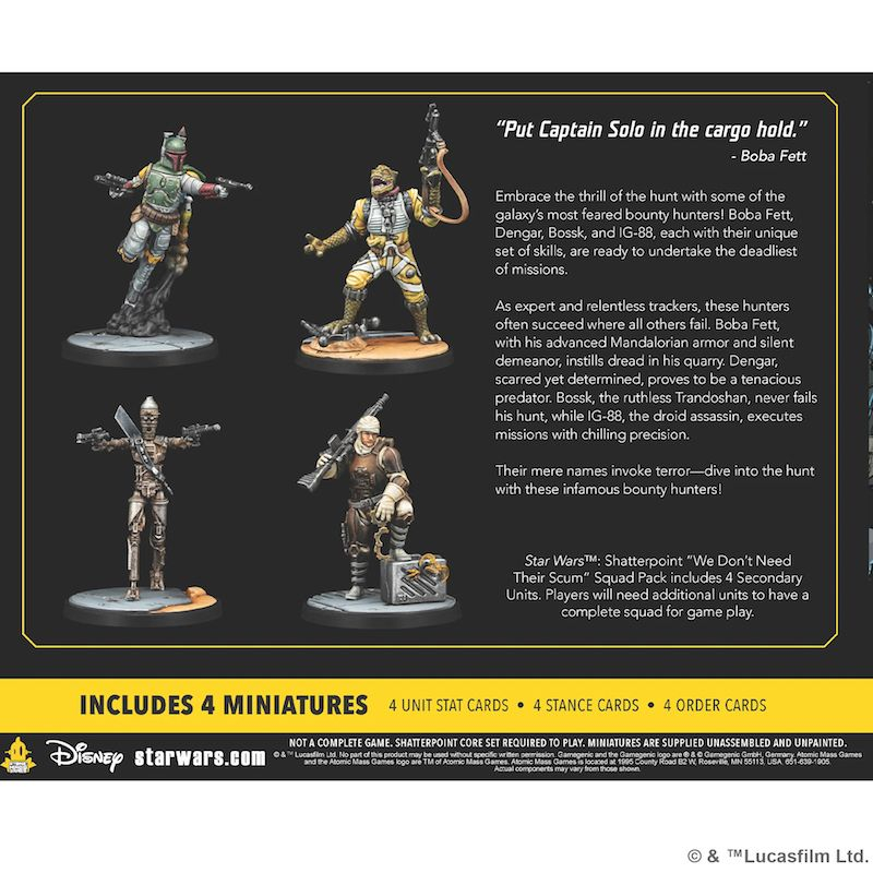 Star Wars: Shatterpoint - We Don’t Need Their Scum Squad Pack 2