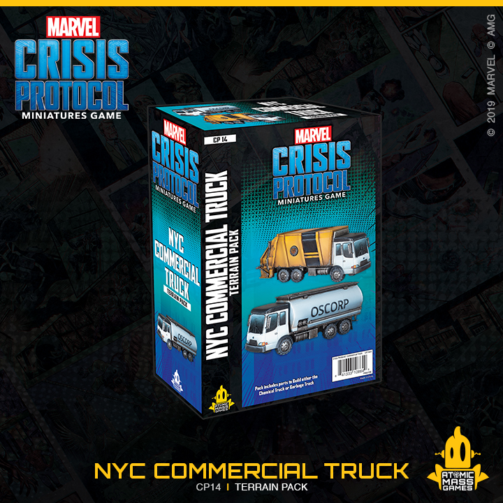 Marvel Crisis Protocol: NYC Commercial Truck Terrain Pack 1