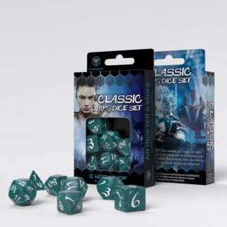 Classic RPG Stormy & white Dice Set (7) 1
