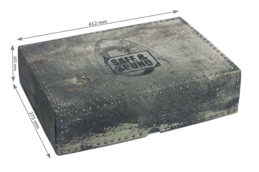 XL Box with two 32mm deep raster foam trays 3