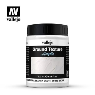 Vallejo Diorama Effects: Stone Textures - White Stone Paste 200ml 1