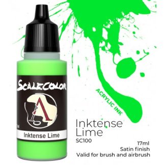 FX Fluor Experience: Inktense Lime 1
