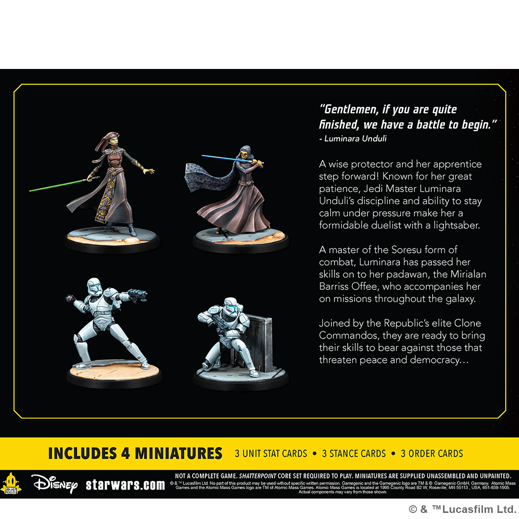 Star Wars: Shatterpoint - Plans and Preparations (General Luminara Unduli Squad Pack) 2