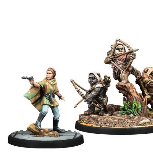 Star Wars: Shatterpoint - Ee Chee Wa Maa! (Leia and Ewoks) Squad Pack 4