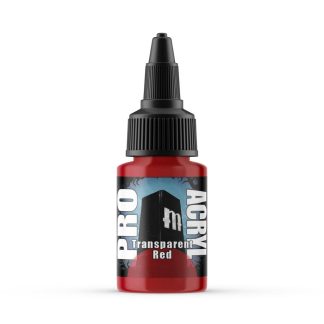 Pro Acryl - Transparent Red 22ml 1