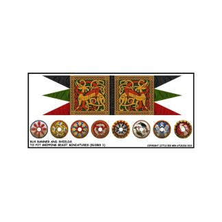 Pagan Rus Banner & Shield Transfers 1