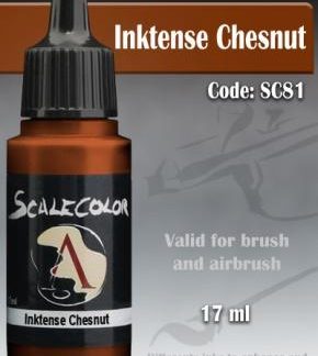 Scale Color: Inktense Chestnut 1