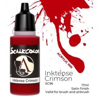 Scale Color: Inktense Crimson 1