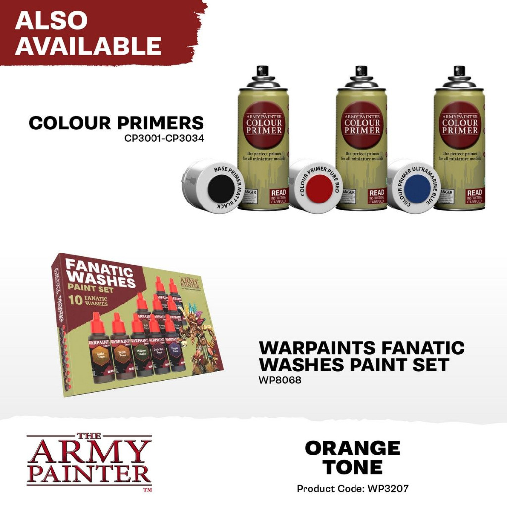 Warpaints Fanatic Wash: Orange Tone 18ml 5