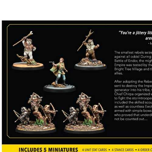 Star Wars: Shatterpoint - Ee Chee Wa Maa! (Leia and Ewoks) Squad Pack 2