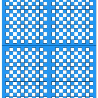 Checkers - Large (5mm Blk) 1