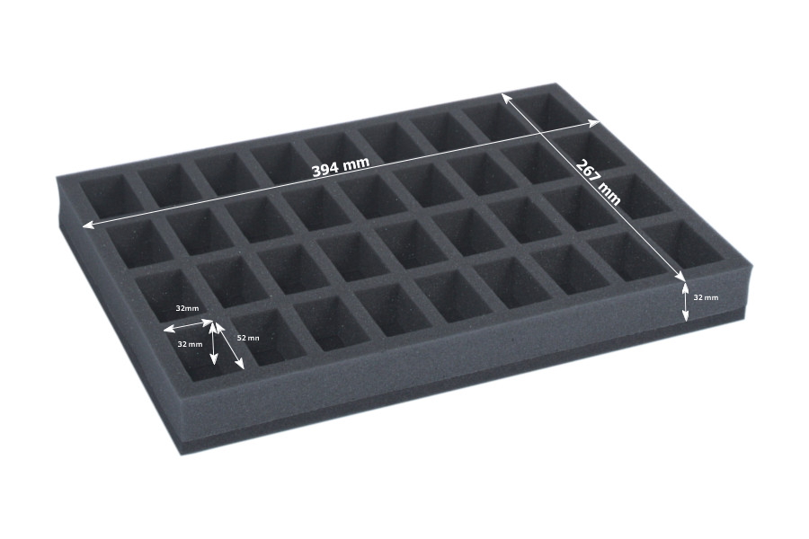 XL Box for 72 miniatures on 32mm bases 2