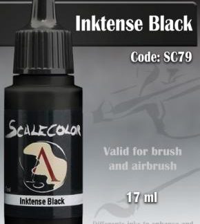 Scale Color: Inktense Black 1