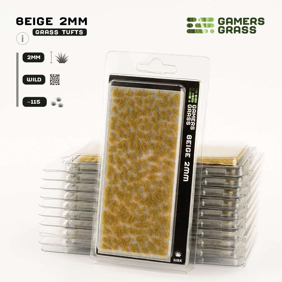 Beige - 2mm Tufts (Gamer's Grass Gen II) 3