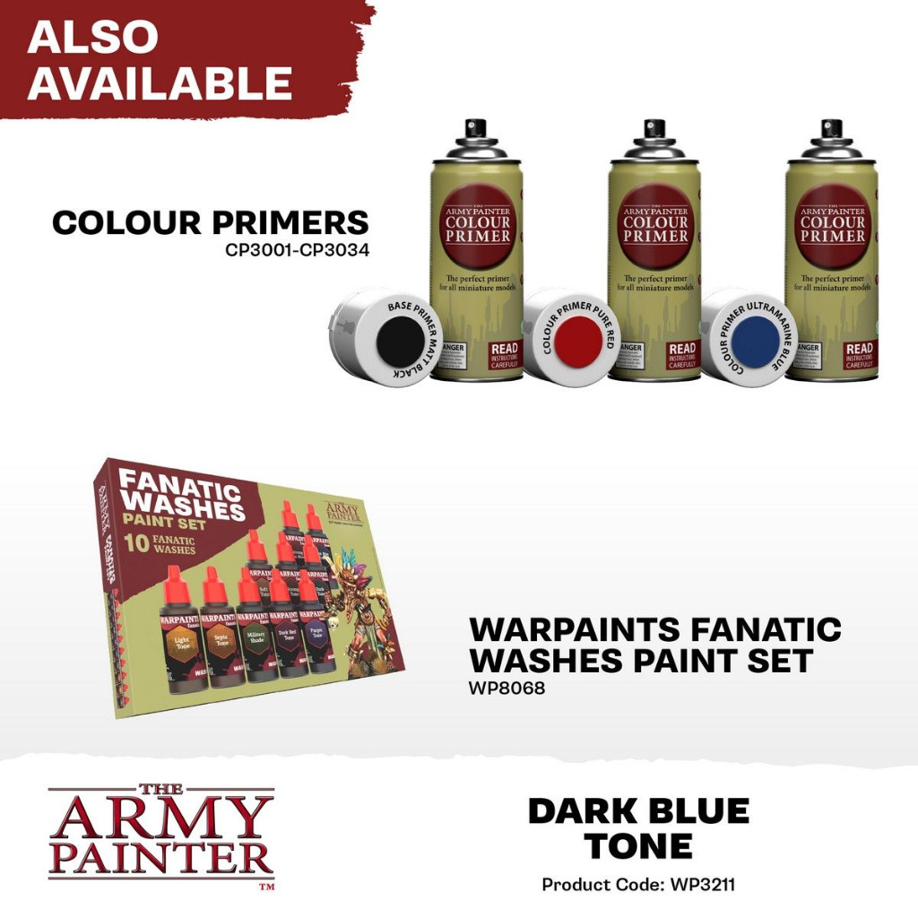 Warpaints Fanatic Wash: Dark Blue Tone 18ml 3