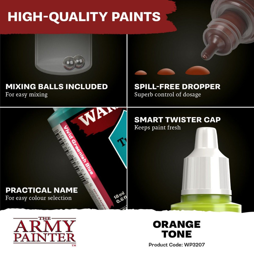 Warpaints Fanatic Wash: Orange Tone 18ml 3
