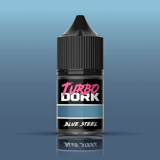 Turbo Dork: Blue Steel Metallic Acrylic Paint 22ml Bottle 1