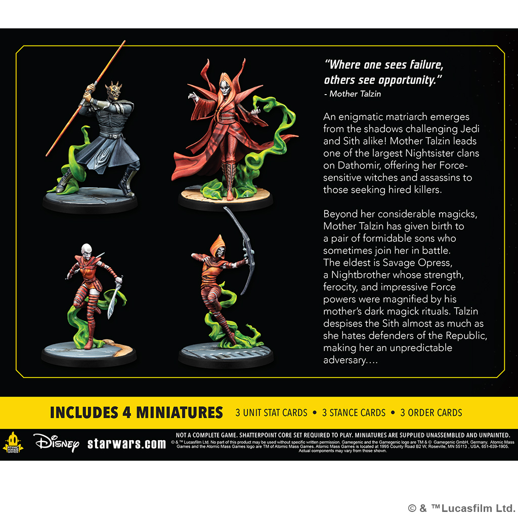 Star Wars: Shatterpoint - Witches of Dathomir (Mother Talzin) Squad Pack 2