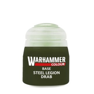 Warhammer Colour Base: Steel Legion Drab 12ml 1