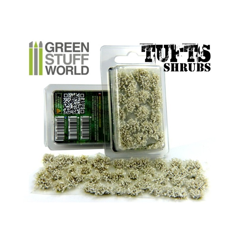 Shrubs TUFTS - 6mm self-adhesive - WHITE 1