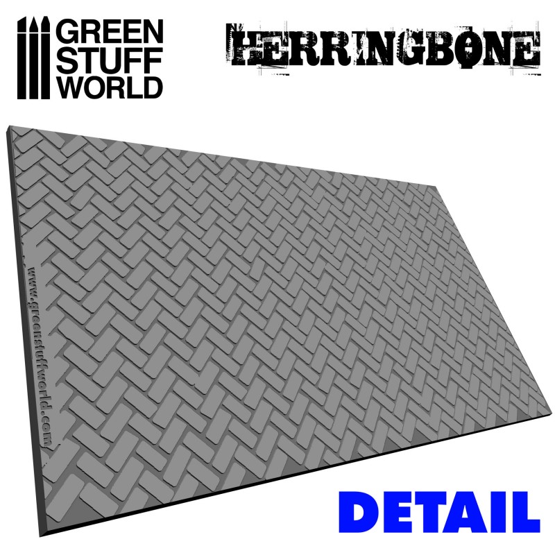 Rolling Pin HERRINGBONE 2