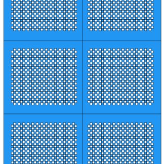 Checkers - Small (2mm Blk) 1