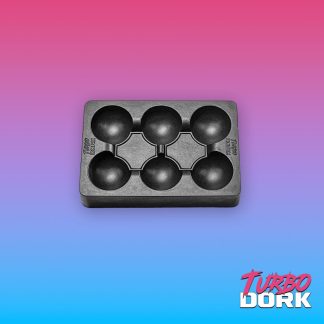 Turbo Dork: Small Black Non-Stick Silicone Dry Palette 1