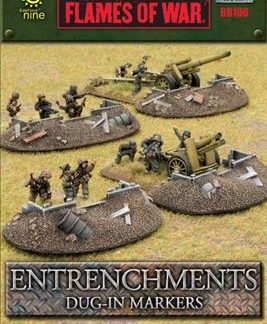 Flames of War: Entrenchments Dug in Markers 1