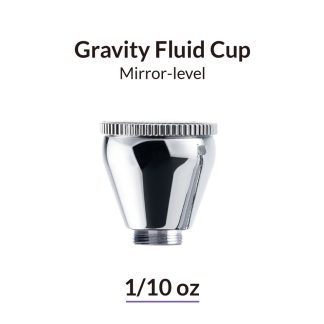 1/10oz / 3ml Mirror-Level Gravity Fluid Airbrush Cup 1