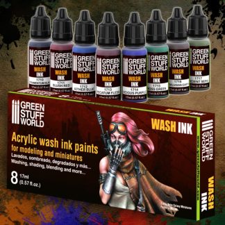 Set x8 Acrylic Wash Ink Paints 1
