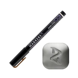 Metallic Series Markers - Dark Steel 1