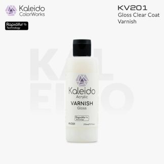Kaleido Colorworks - Clear Coat Gloss Varnish 210ml Pack of 6 1