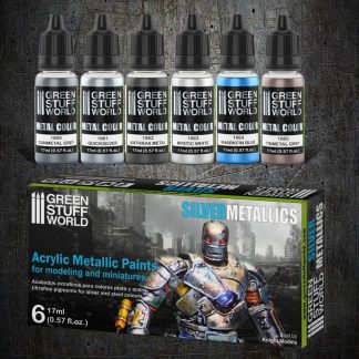 Metallic Paints Set - Silver 1