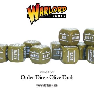 Bolt Action: Orders Dice - Olive Drab 1