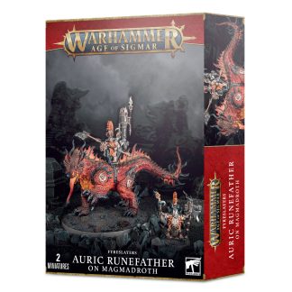 Fyreslayers: Auric Runefather on Magmadroth 1