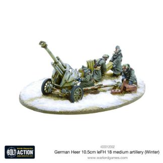 German Heer 10.5cm leFH 18 medium artillery (Winter) 1