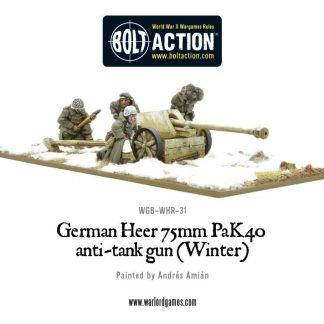 German Army Winter Pak 40 Anti Tank Gun 1