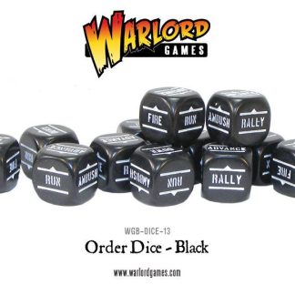 Bolt Action: Orders Dice - Black 1