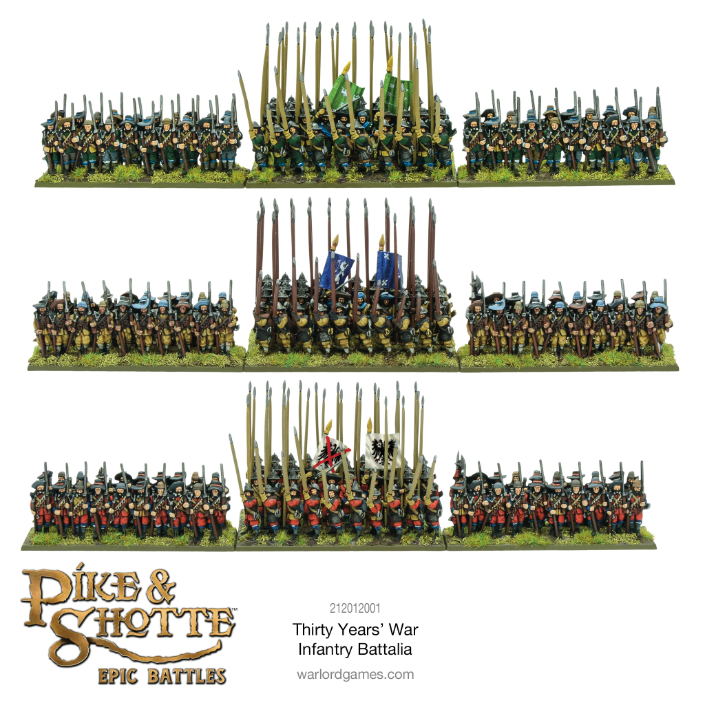 Epic Pike & Shotte - Thirty Year's War Infantry Battalia 4