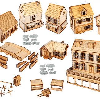 Bolt Action Rural Village Set 1