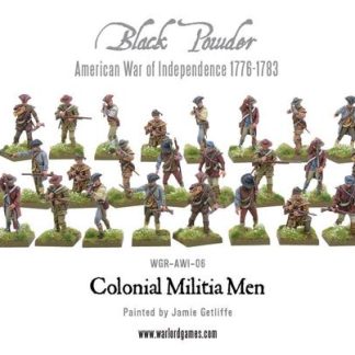 Black Powder - Colonial Militia Men AWI 1