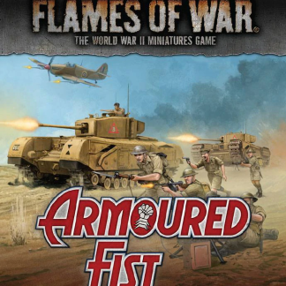 British Armoured Fist Unit and Command Cards Mid War 1