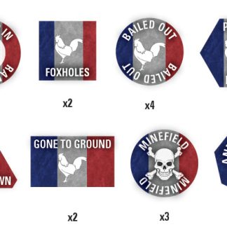 Team Yankee French Token Set 1