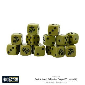 US Marine Corps D6 Dice 1