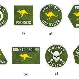 Team Yankee Australian Token Set 1