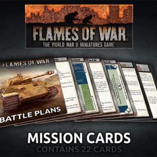 Flames of War Mission Cards (2019) (Late War x22 Cards) 1