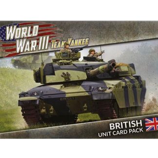 WWIII: British Unit Card Pack 1