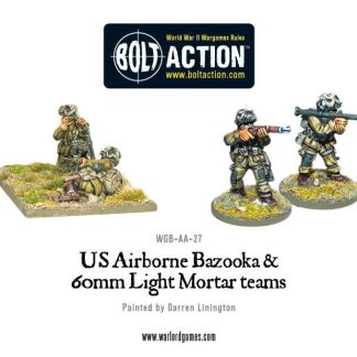 US Airborne Bazooka & 60mm light mortar team 1