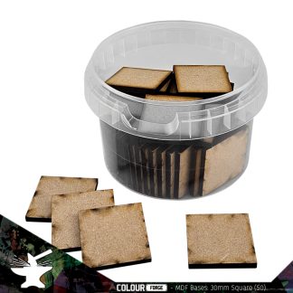 MDF Bases - 30mm Square (50) 1
